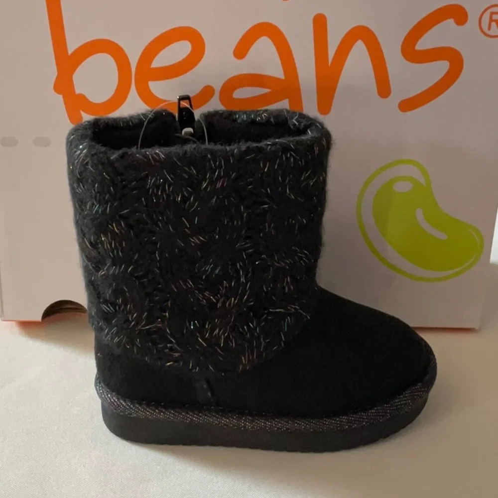 Jumping beans reaggan toddlers Girls‎ winter boots black size 5T